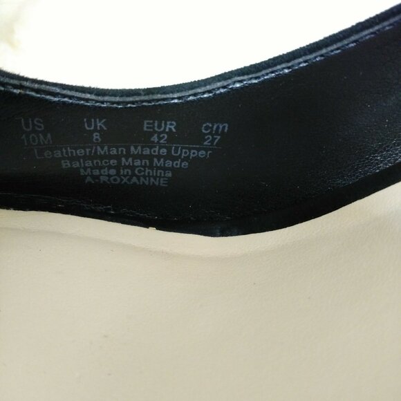 Y2K Franco Sarto Roxanne Peep Toe Wedge Heels US 10 Black Suede - Picture 7 of 12